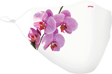 Load image into Gallery viewer, ..Printed - White Orchid *New Contoured Mask Design*
