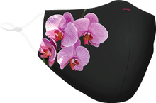 Load image into Gallery viewer, ..Printed - Black Orchid *New Contoured Mask Design*
