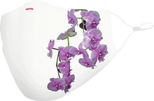 Load image into Gallery viewer, Printed - White Orchid 2 *New Contoured Mask Design*
