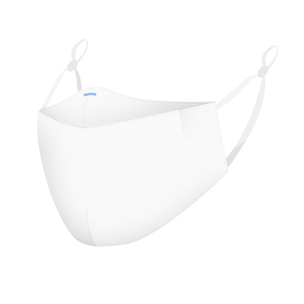 3D Origami Mask - Pure White