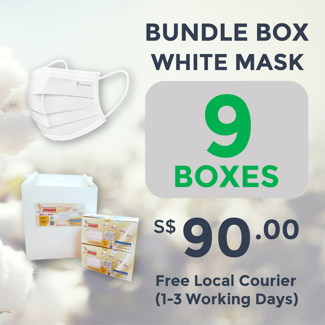 Bundle Box White (9 Boxes)