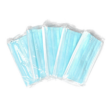 Load image into Gallery viewer, Adult Size: Blue 3 Ply Disposable Mask
